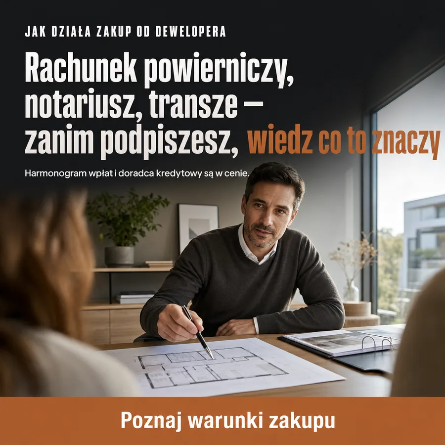 Reklama statyczna, Generowanie leadów: „Rachunek powierniczy, notariusz, transze - zanim podpiszesz, wiedz co to znaczy…”