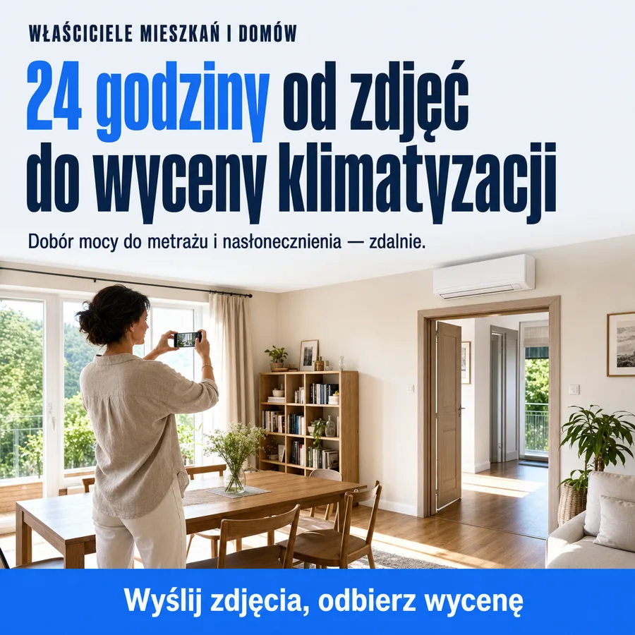 Reklama statyczna, Generowanie leadów: „24 godziny od zdjęć do wyceny klimatyzacji…”