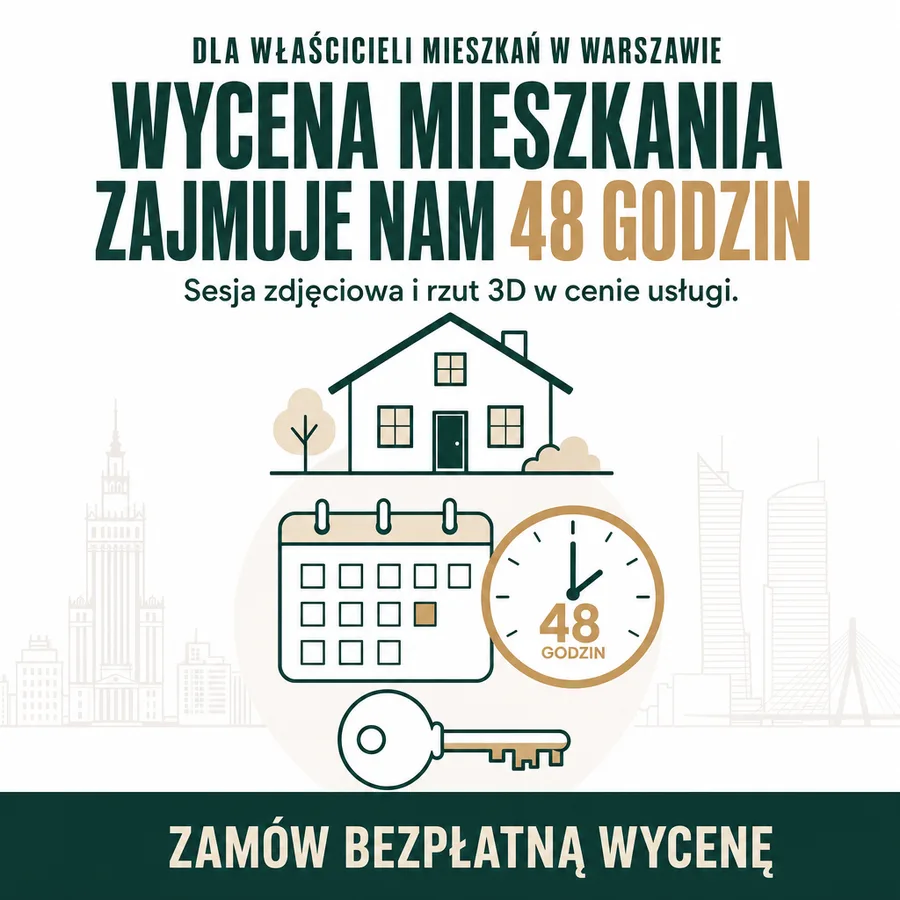 Reklama statyczna, Nieruchomości: „Wycena mieszkania zajmuje nam 48 godzin…”