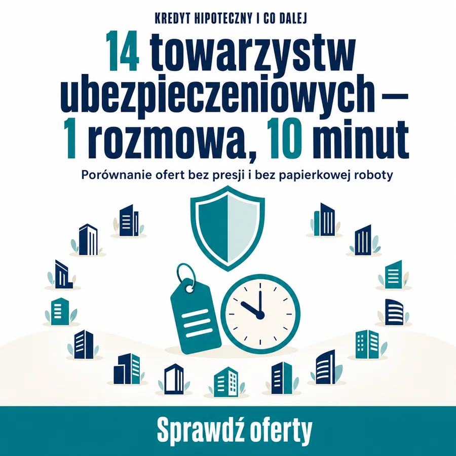 Reklama statyczna, Ubezpieczenia: „14 towarzystw ubezpieczeniowych - 1 rozmowa, 10 minut…”